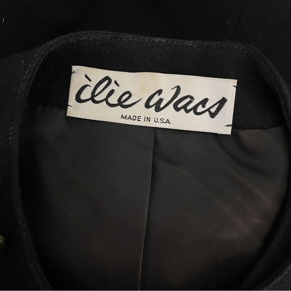 Vintage Ilie Wacs Military Style Wool Jacket - Picture 3 of 5